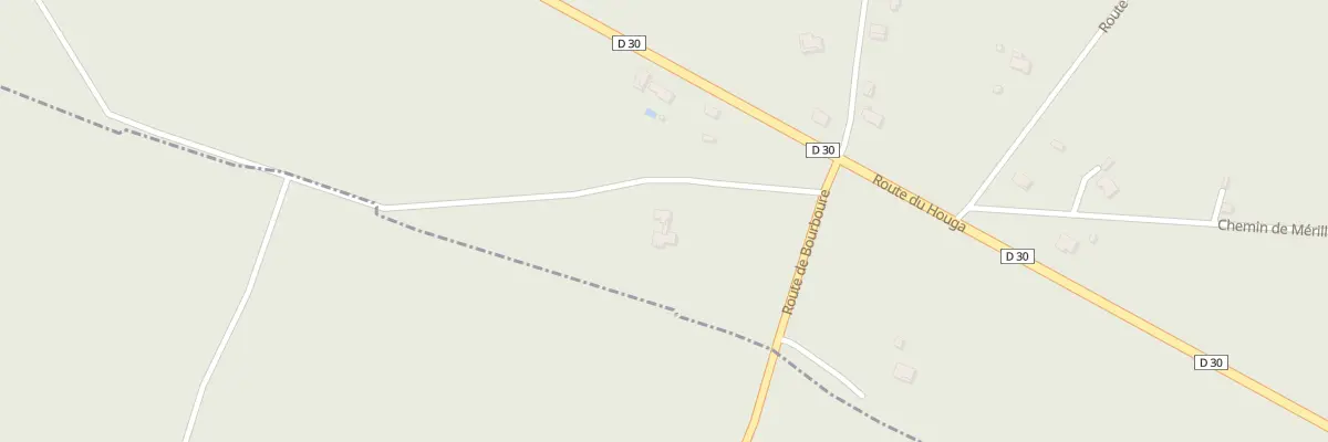 Plan du 102 Rte de Bourboure à Laglorieuse