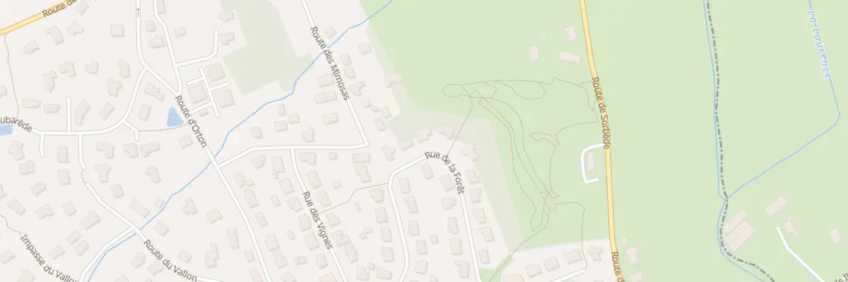 Plan du 34 Rue de la Forêt à Montussan