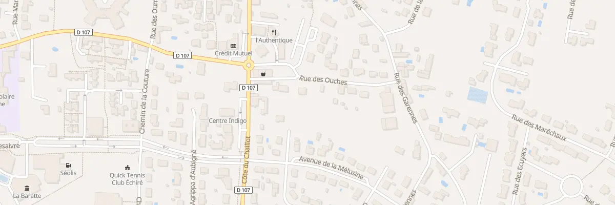 Plan du 151 Rue des Ouches à Échiré