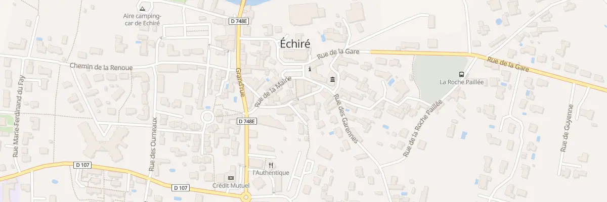 Plan du 13 Rue des Quatre Marie à Échiré