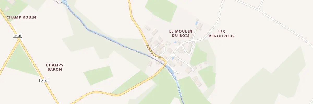 Plan du 6 Rue du Lavoir à Aujac