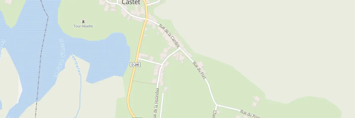 Plan du 3 Rue de la Hoündaa à Castet