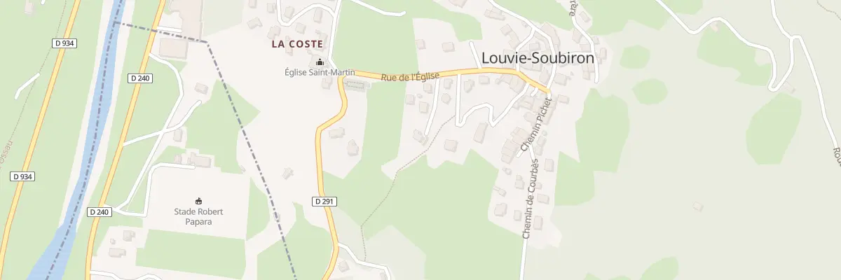 Plan du 5 Imp de Sens à Louvie-Soubiron