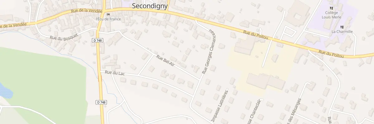 Plan du 5B Rue Bel Air à Secondigny
