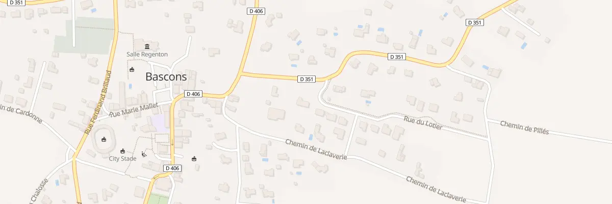 Plan du 34 Rue du Lotier à Bascons