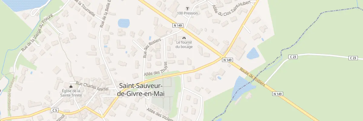 Plan du 11 Rue de Noirterre St Sauveur à Bressuire