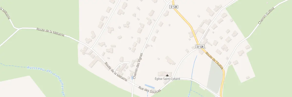 Plan du 2 Che des Vignes à Cours