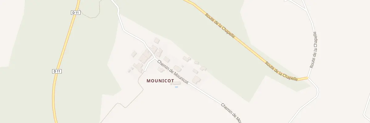 Plan du 340 Che de Mounicot à Larrivière-Saint-Savin
