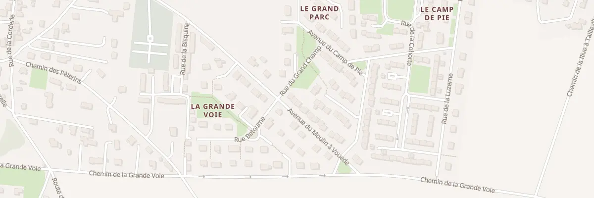 Plan du 25 Av du Moulin à Vouede à Bernières-sur-Mer