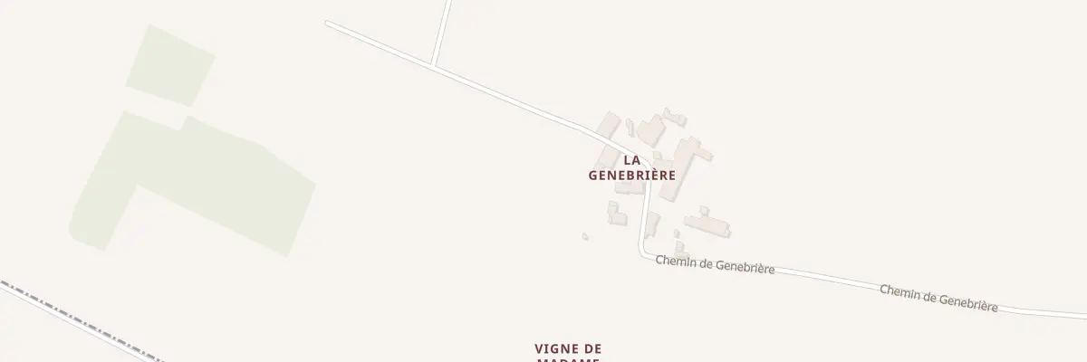 Plan du 11 Che de Genebriere à Neuillac