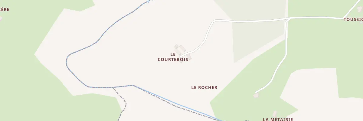 Plan du 5000F Le Gast à Saulges