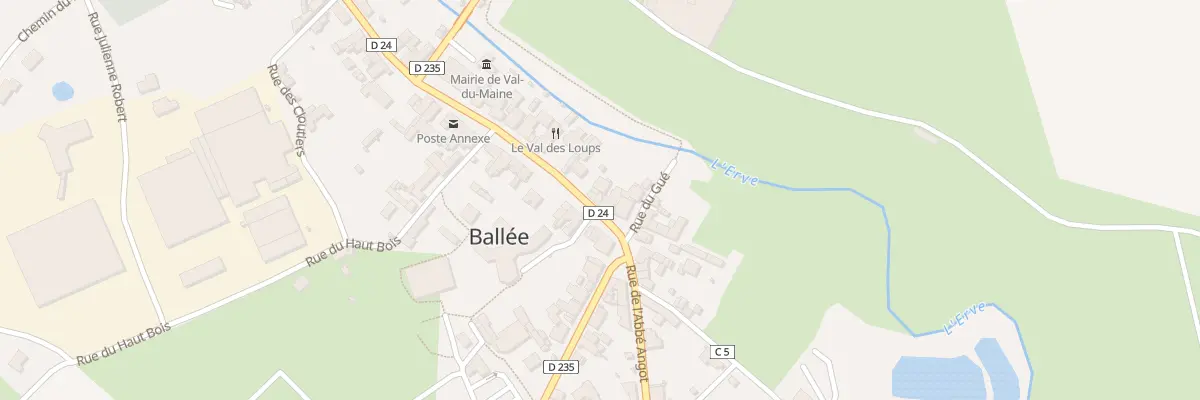 Plan du 35 Rue du Mal Leclerc à Val-du-Maine