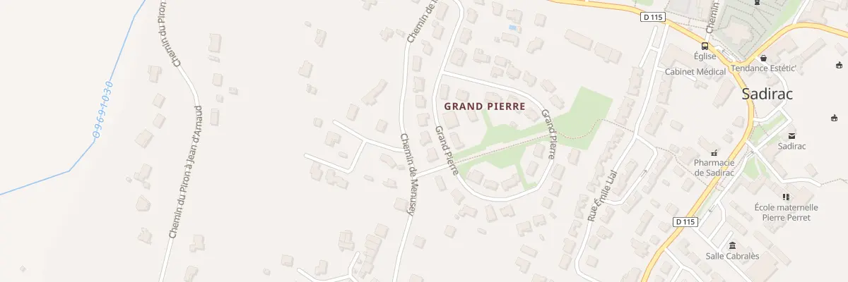 Plan du 37 Lot le Grand Pierre à Sadirac