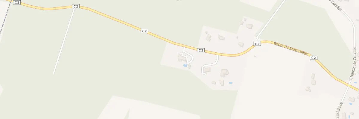 Plan du 831 Rte de Mazerolles à Laglorieuse