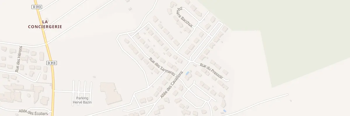 Plan du 28 Rue des Sarments à Rives-du-Loir-en-Anjou