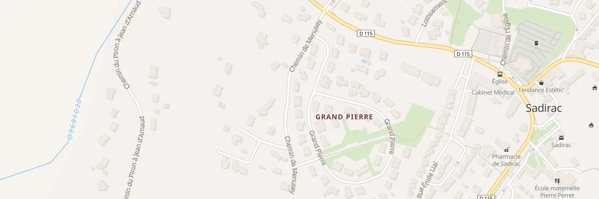 Plan du 40 Lot le Grand Pierre à Sadirac