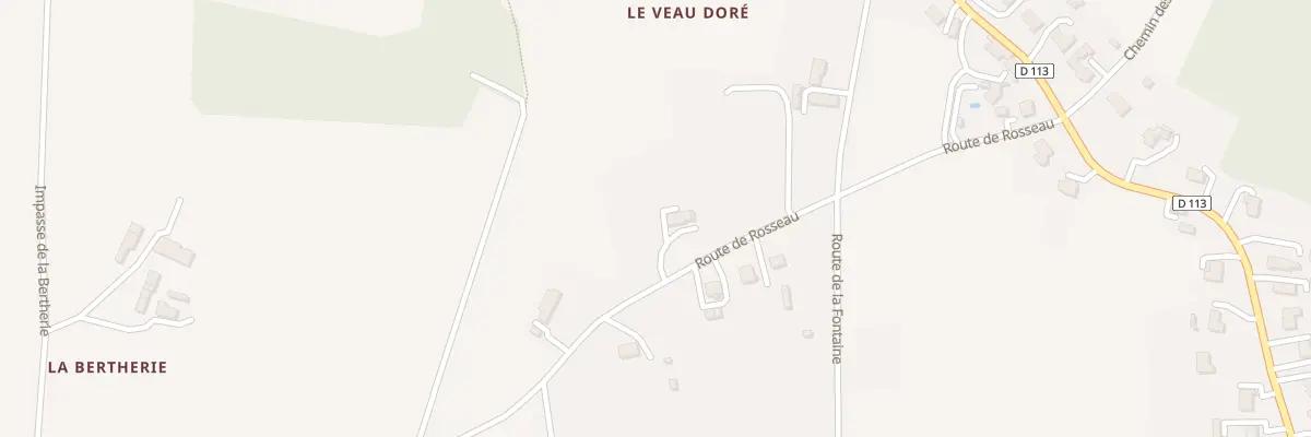 Plan du 2T Rte de Rosseau à Loire-Authion
