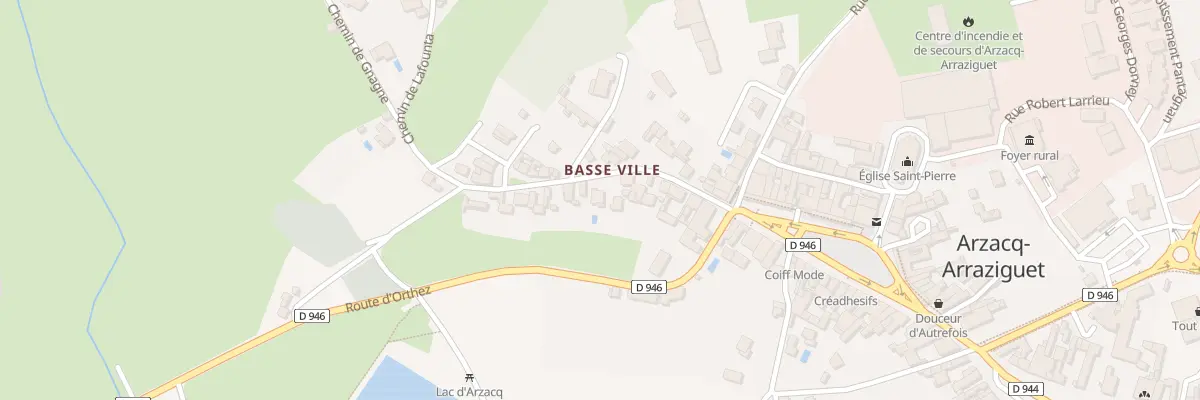 Plan du 19 Rue de la Basse-ville à Arzacq-Arraziguet
