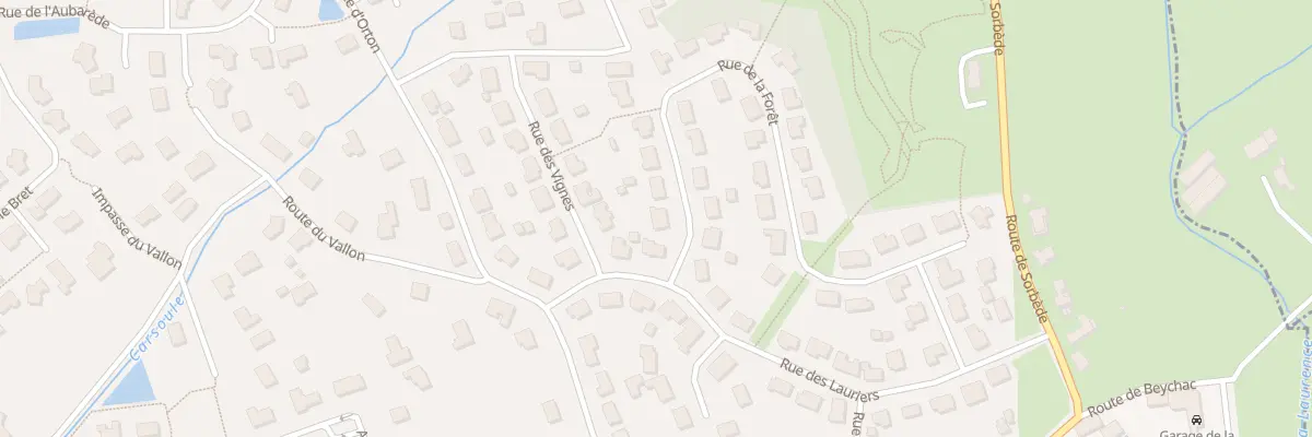 Plan du 48 Rue de la Forêt à Montussan