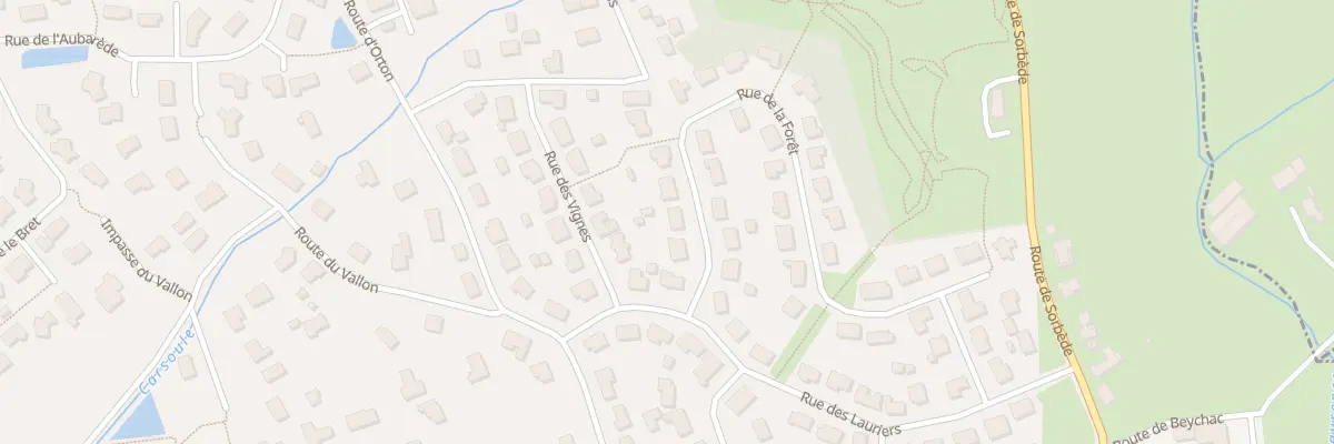 Plan du 46 Rue de la Forêt à Montussan