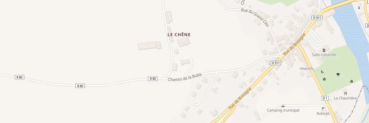 Plan du 5 Ven du Chêne à Pont-d’Ouilly