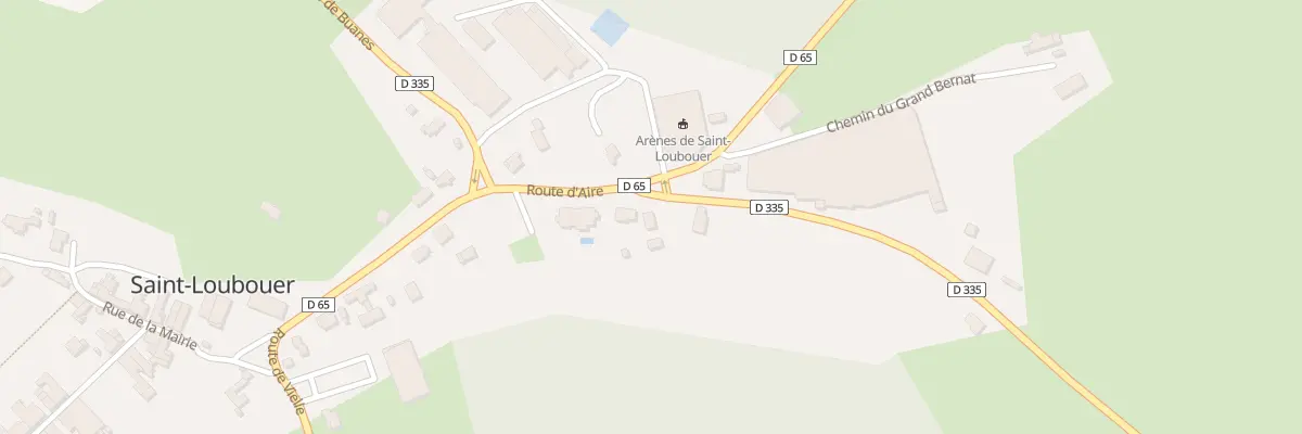 Plan du 118 Rte d’Aire à Saint-Loubouer