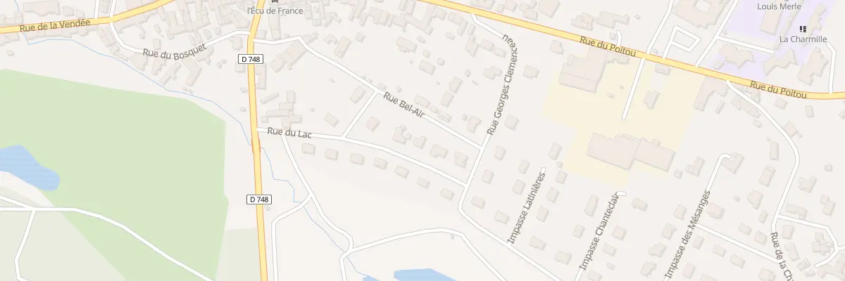 Plan du 5 Rue du Lac à Secondigny