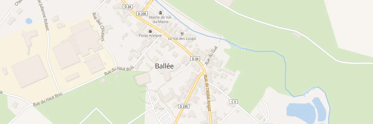 Plan du 60 Rue du Mal Leclerc à Val-du-Maine