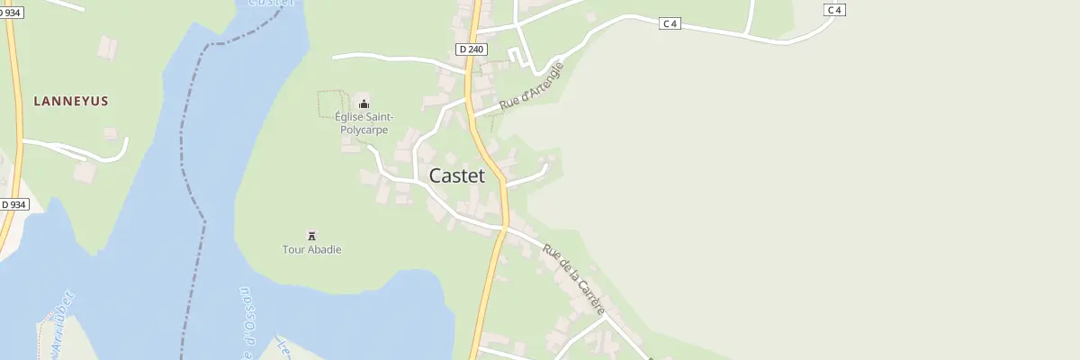 Plan du 2 Imp du Carrerot à Castet