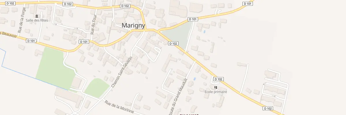 Plan du 10 Rte de Péré à Marigny