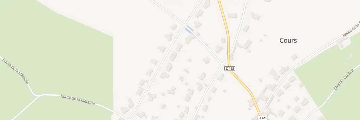 Plan du 11 Che du Pinier à Cours