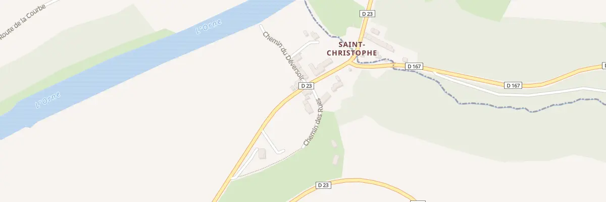 Plan du 2 Che des Rues à Pont-d’Ouilly
