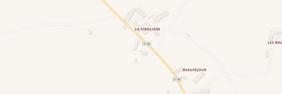 Plan du 2 La Piboliere Nord à Clessé