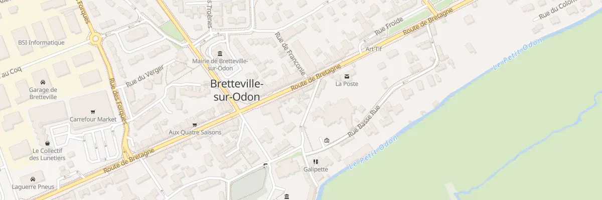 Plan du 91 Rte de Bretagne à Bretteville-sur-Odon