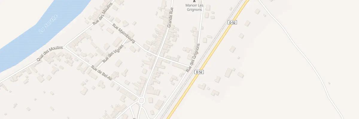 Plan du 3 Rue de la Boule D’or à Morannes sur Sarthe-Daumeray