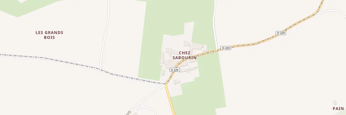 Plan du 5095 Chez Sabourin à Authon-Ébéon