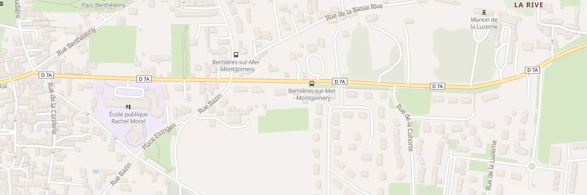 Plan du 396 Rue du Maréchal Montgomery à Bernières-sur-Mer