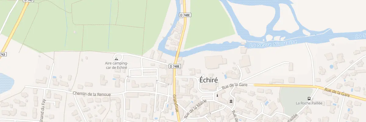 Plan du 296 Grand’rue à Échiré