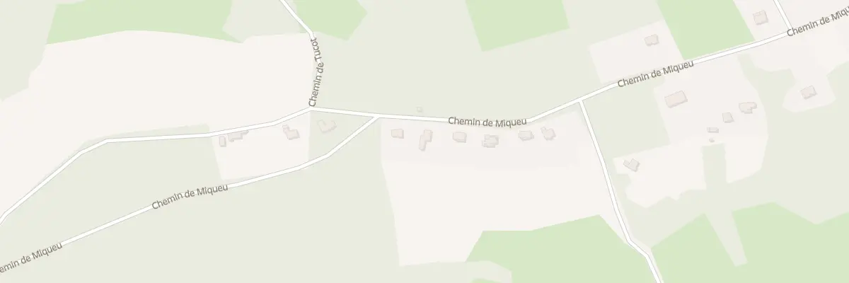 Plan du 83 Che de Miqueu à Gan
