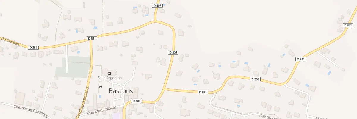 Plan du 118 Rte de la Haute Lande à Bascons
