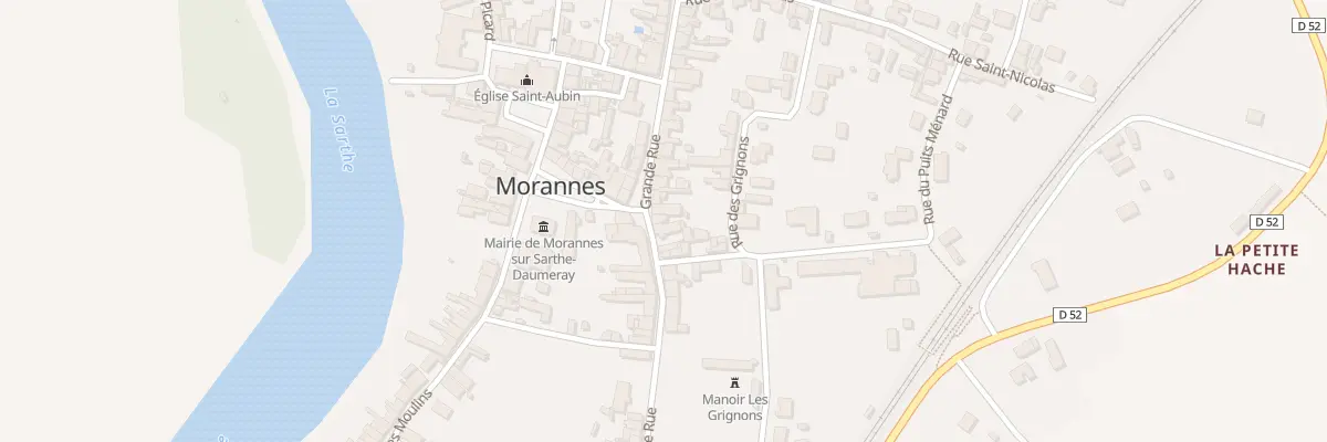 Plan du 51 Gr Grande Rue à Morannes sur Sarthe-Daumeray