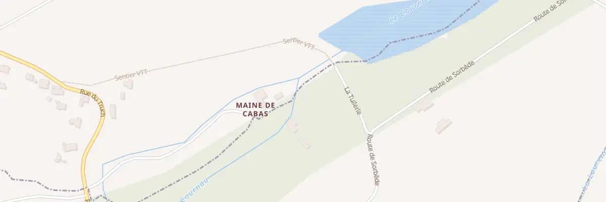 Plan du 166 La Tuilerie à Montussan