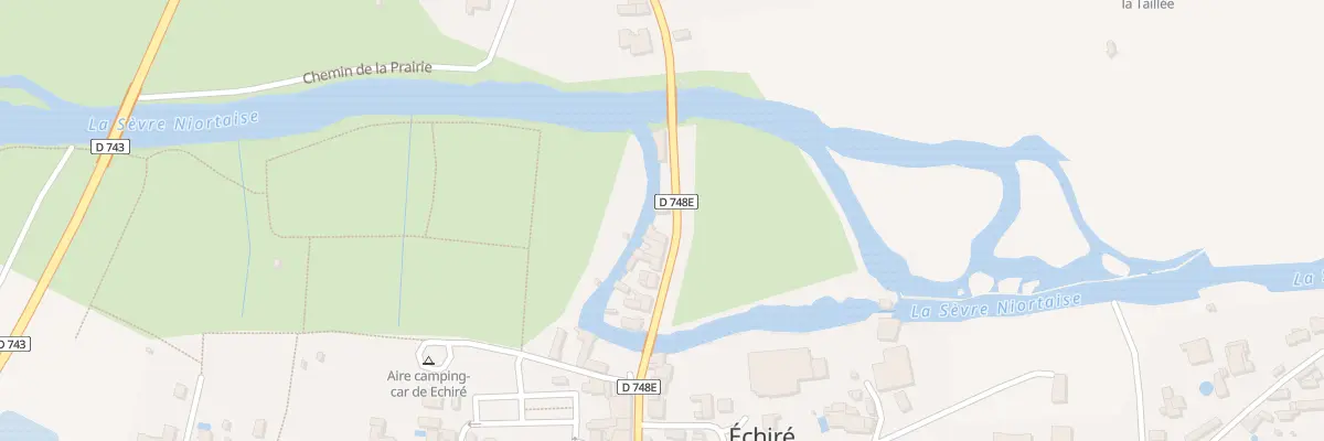 Plan du 391 Grand’rue à Échiré
