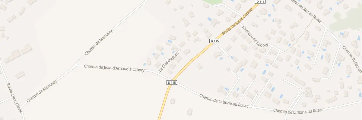 Plan du 2 Lot le Clos d’Alban à Sadirac