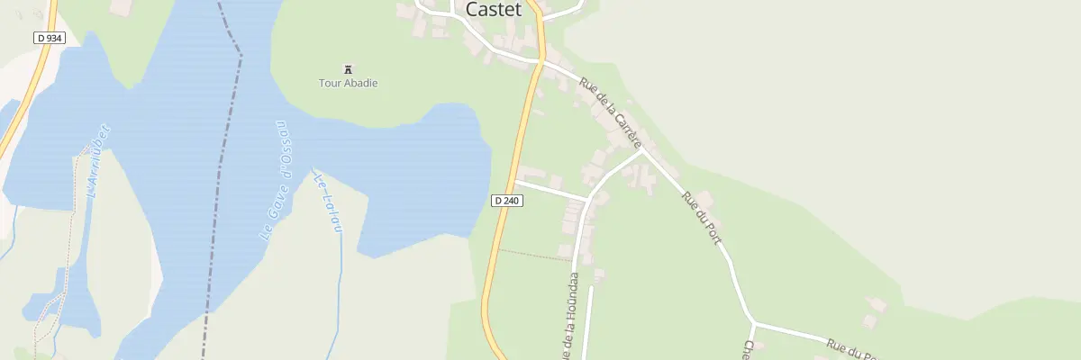 Plan du 4 Che du Lavoir à Castet