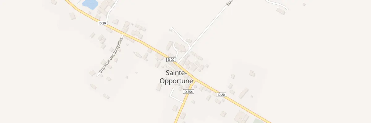 Plan du 102A Le Bourg à Sainte-Opportune