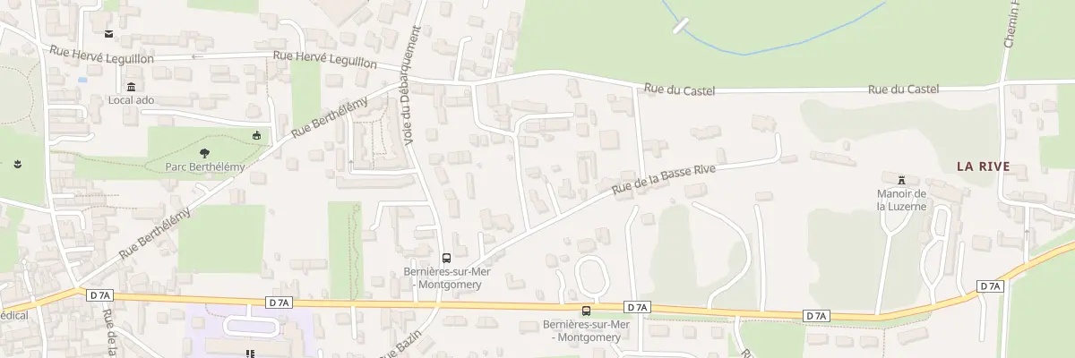 Plan du 115 Rue de la Basse Rive à Bernières-sur-Mer