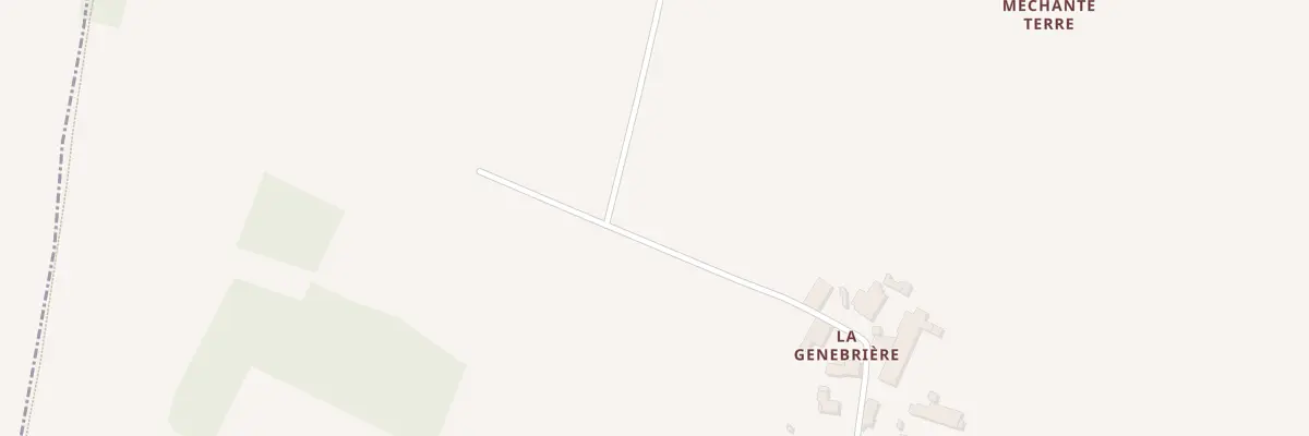 Plan du 14 Che de Genebriere à Neuillac
