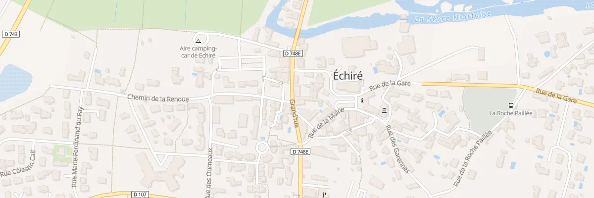 Plan du 205 Grand’rue à Échiré