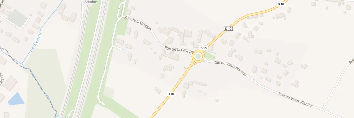 Plan du 6 Rue du Commun de la Gruppe à Val de Virvée